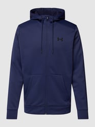 Sweatjacke mit Logo-Detail Modell 'Fleece' von Under Armour Blau - 45