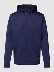 Sweatjacke mit Logo-Detail Modell 'Fleece' von Under Armour Blau - 16