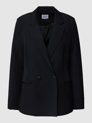 Blazer met dubbele knoopsluiting, model 'Oliva' van Saint Tropez Zwart - 8