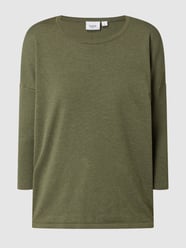 Pullover met 3/4-mouwen, model 'Mila' van Saint Tropez Groen - 45