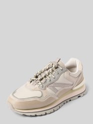 Sneakers van leermix met logoprint, model 'City' van HOFF - 24