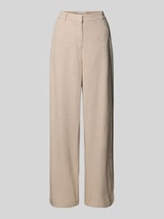 Straight Leg Leinenhose mit Eingrifftaschen Modell 'Pennie Ginia' von MSCH Copenhagen Beige - 6