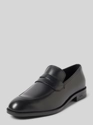 Lederloafers mit Label-Details Modell 'Tayil' von BOSS - 5