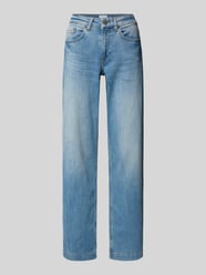 Wide leg jeans in used-look, model 'Sina' van Smith and Soul - 2
