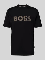 t-shirt o kroju regular fit z czystej bawełny model 'C-THOMPSON 41' od BOSS - 42