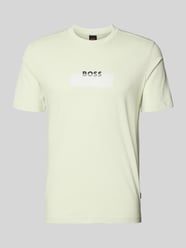 Regular Fit T-Shirt aus reiner Baumwolle Modell 'Te_LOGOTAPE' von BOSS Orange - 46