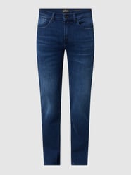 Slim Tapered Fit Jeans mit Stretch-Anteil Modell 'Slimmy' von 7 For All Mankind Blau - 27