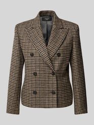 Slim fit blazer van scheerwolmix, model 'NAUSICA' van Weekend Max Mara Bruin - 38