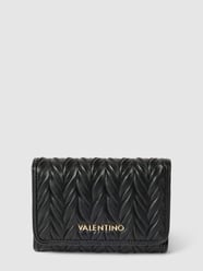 Portfel z fakturowanym wzorem od VALENTINO BAGS Czarny - 29