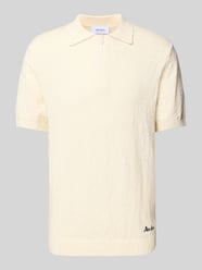 Poloshirt mit Strick-Optik von Les Deux - 40