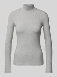 Longsleeve mit Turtleneck Modell 'MANON' von EDITED Grau - 29