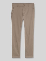 Slim Fit Chino aus Baumwoll-Mix Modell 'TRAVIS' von Tom Tailor Beige - 33