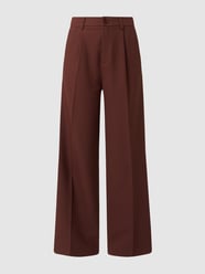 High Waist Bundfaltenhose im Loose Fit von Tom Tailor Denim Braun - 30