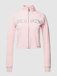 Sweatjack met opstaande kraag, model 'LELU' van Juicy Couture Roze - 46