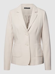 Blazer in unifarbenem Design mit 2-Knopfleiste von Betty Barclay Beige - 19