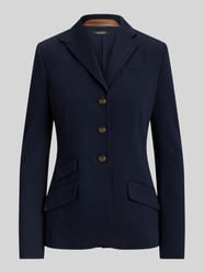 Longline Kurzblazer mit Kontrastlederdetails von Lauren Ralph Lauren - 6