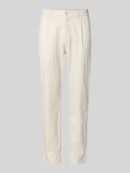 Broek met achterzakken, model 'HYPERLIGHT' van Brax Beige - 17
