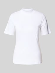 T-shirt met geribde opstaande kraag van Christian Berg Woman - 4