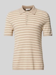 Regular Fit Poloshirt mit Strukturmuster Modell 'Erros' von Tiger Of Sweden Beige - 2