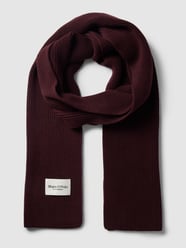 Schal mit Label-Patch von Marc O'Polo Rot - 36