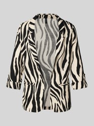 Krój loose fit krótki blezer z mieszanka wiskozy i lnu model 'JESMILO' od VERO MODA - 30