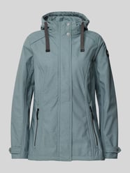 Softshelljacke mit Reißverschlusstaschen von G.I.G.A. DX Blau - 10