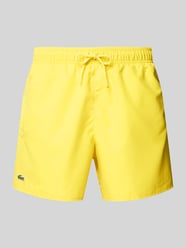 Regular Fit Badeshorts mit Logo-Badge von Lacoste - 9