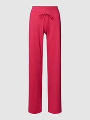 Broek met tunnelkoord, model 'CANDICE' van Raffaello Rossi Fuchsia - 46