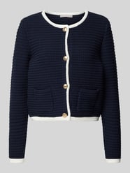 Cardigan mit Strukturmuster von Christian Berg Woman Selection - 34