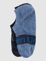 Füßlinge mit Stretch-Anteil im 2er-Pack von CK Calvin Klein Blau - 2