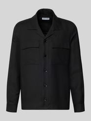 regular fit overhemdjack van mix van linnen en viscose model 'ANTIGUA' van Antony Morato - 13
