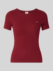 Slim Fit T-Shirt aus Baumwoll-Mix Modell 'HAYES' von Levi's® Bordeaux - 20
