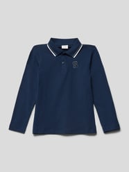 Longsleeve mit Polokragen von s.Oliver RED LABEL Blau - 29