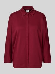 Overhemdblouse met blinde knoopsluiting, model 'CELIA' van Brax Bordeaux - 21