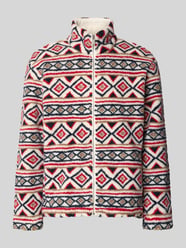Regular Fit Fleecejacke mit Stehkragen von MCNEAL Beige - 31
