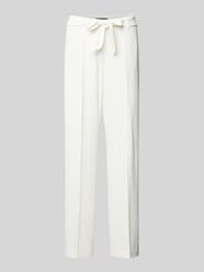 Stoffen broek met achterzakken van comma - 12