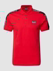 T-Shirt mit Label-Design von EA7 Emporio Armani Rot - 23