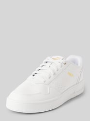 Sneaker mit Label-Print Modell 'Court Classic' von Puma Weiß - 4