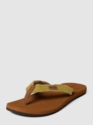 Japonki z detalami z logo od Rip Curl Zielony - 44