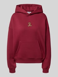 Oversized Hoodie mit Motiv-Stitching von Review Bordeaux - 2