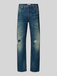 Jeansy o kroju regular fit straight z czystej bawełny model 'DOVER' od Tommy Hilfiger - 9