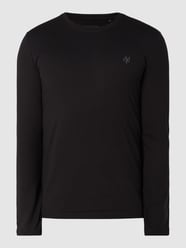 Shaped Fit Longsleeve mit Logo-Print von Marc O'Polo - 42