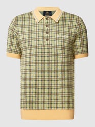 Poloshirt met ruitmotief, model 'Archive Grid' van Lyle & Scott Beige - 48