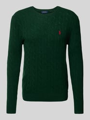 Pullover mit Logo-Stitching von Polo Ralph Lauren Grün - 30