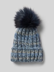 Strickmütze mit Woll-Anteil und Bommel von Kurt Beines - 6