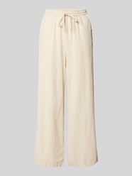 Wide Leg Stoffhose mit Strukturmuster Modell 'CISSIE' von Soyaconcept Beige - 39