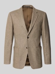 Slim Fit Sakko aus reiner Viskose Modell 'Justin' von Tiger of Sweden Beige - 12