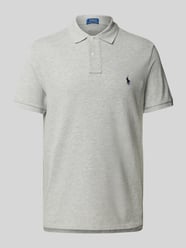 Slim Fit Poloshirt mit Label-Stitching von Polo Ralph Lauren Beige - 3