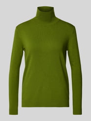 Sweter z dzianiny ze stójką model ‘KIKU’ od Weekend Max Mara Zielony - 33