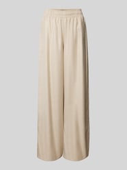 Wide Leg Stoffhose mit elastischem Bund Modell 'CEILING' von Drykorn Beige - 8